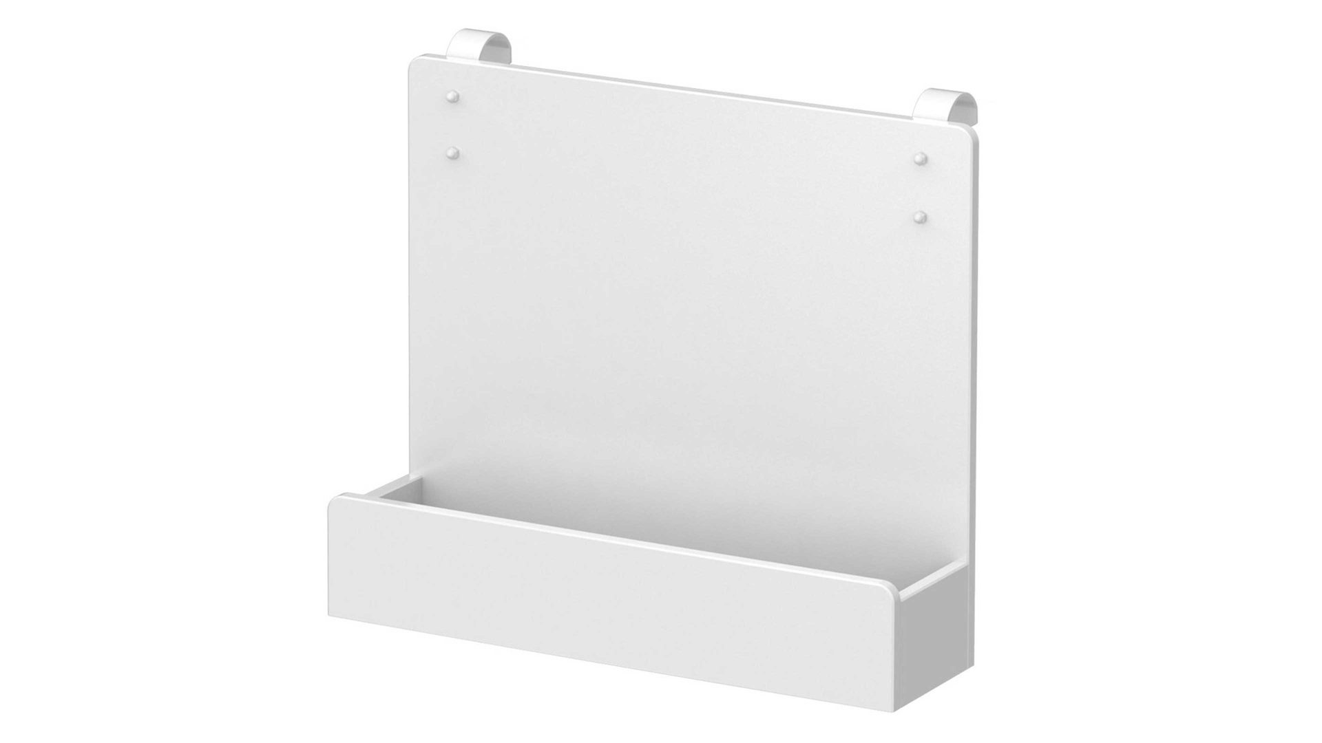 Regal Flexa® aus Holz in Weiß FLEXA® ClickOn Regal für Hochbett weiße Lackoberflächen – Höhe ca. 30 cm