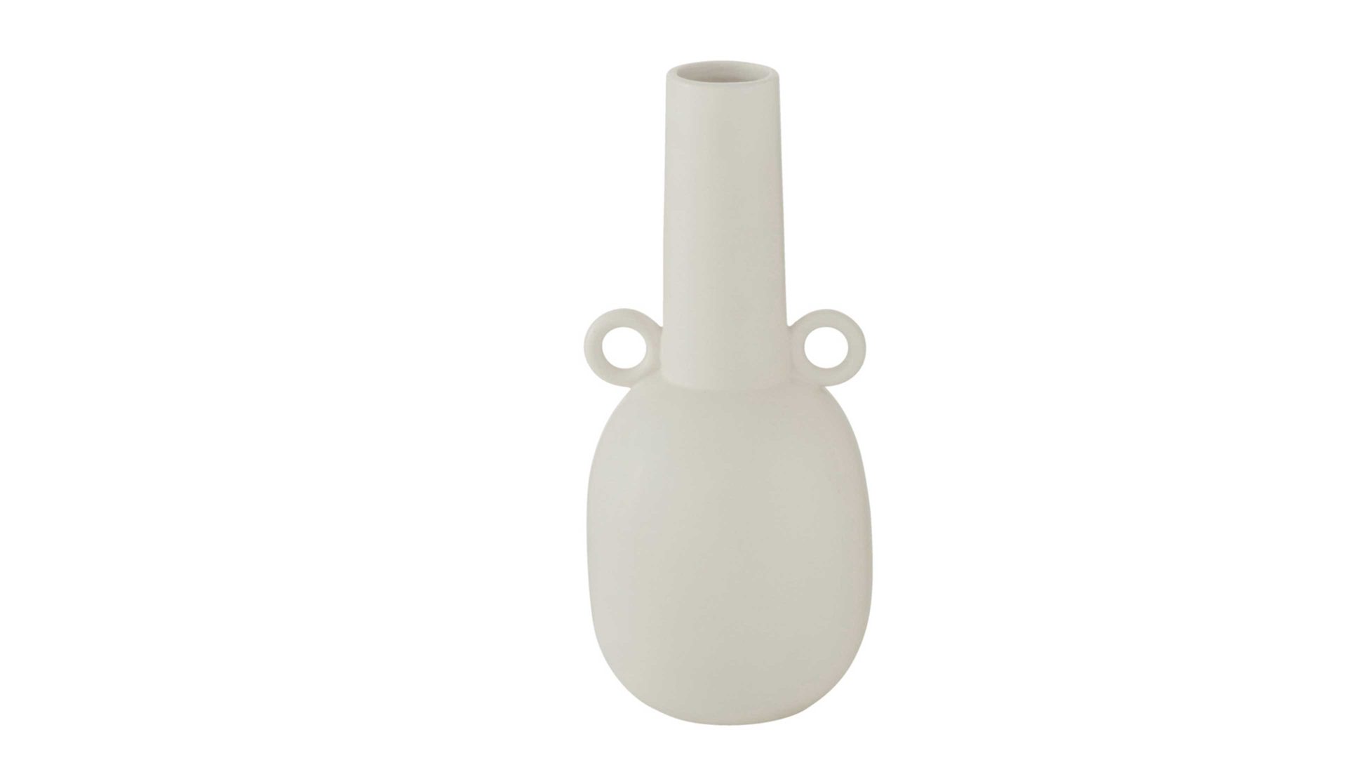 Vase Boltze aus Keramik in Weiß Vase Shonda mattweißes Steingut - Höhe ca. 30 cm