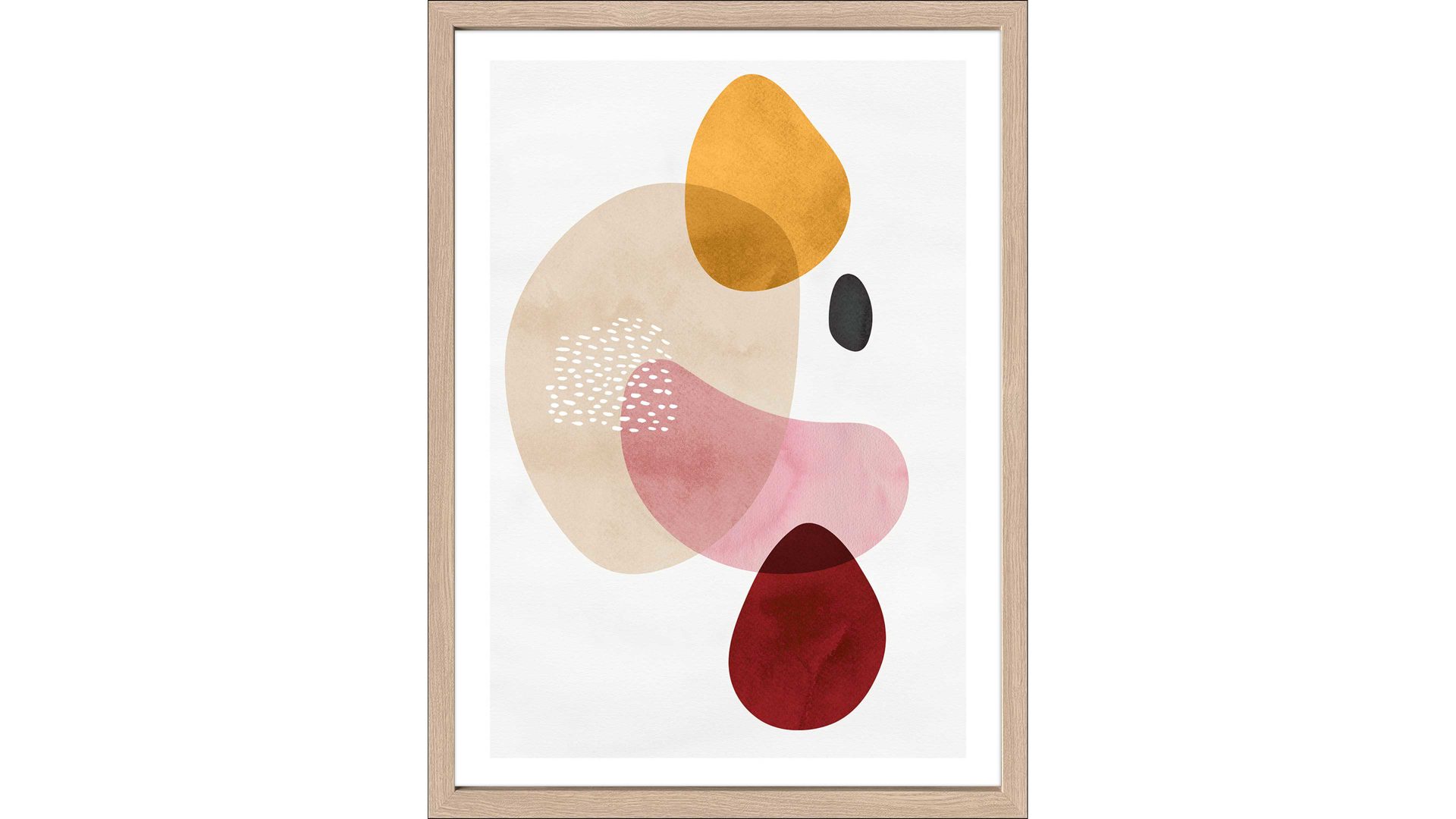 Kunstdruck Pro®art bilderpalette aus Karton / Papier / Pappe in Beige PRO®ART Kunstdruck Scandic Living Beige & Eiche - ca. 55 x 75 cm