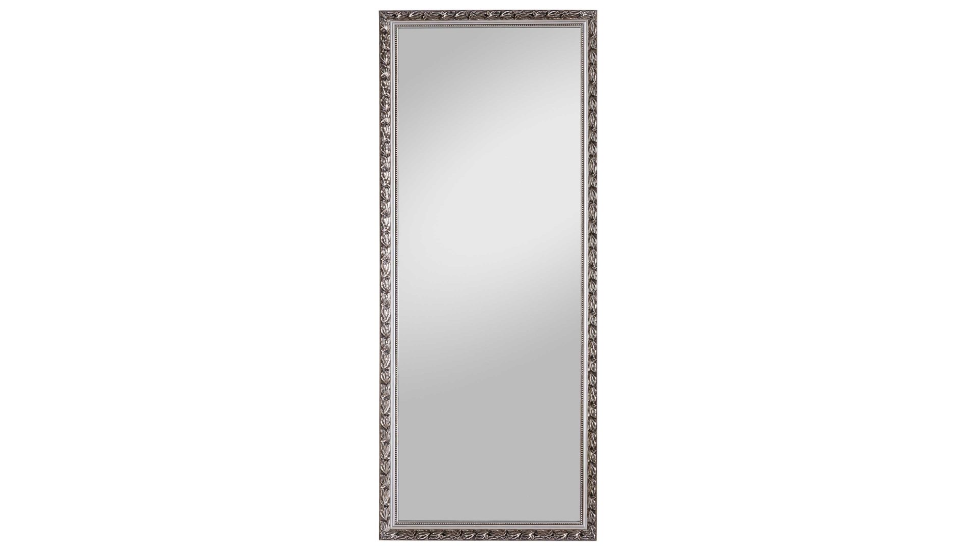 Wandspiegel Spiegelprofi aus Spiegel in Metallfarben Rahmenspiegel Pius Silber – ca. 70 x 170 cm