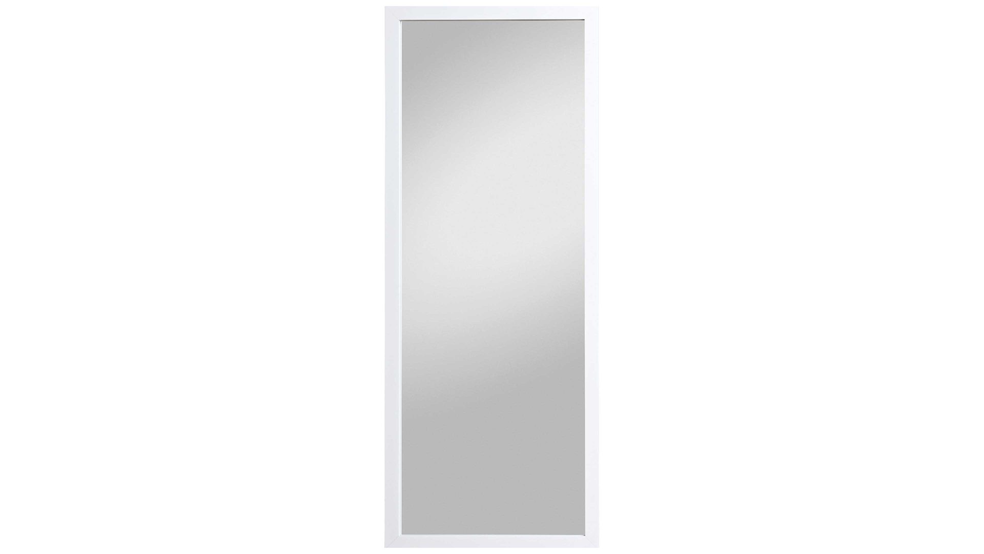 Wandspiegel Spiegelprofi aus Spiegel in Weiß Rahmenspiegel Kathi glänzender weißer Rahmen – ca. 66 x 166 cm