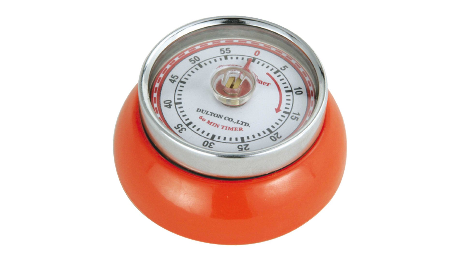 Eieruhr Küchenprofi aus Metall in Orange KÜCHENPROFI Küchentimer Speed orangefarbenes Metall – Durchmesser ca. 7 cm