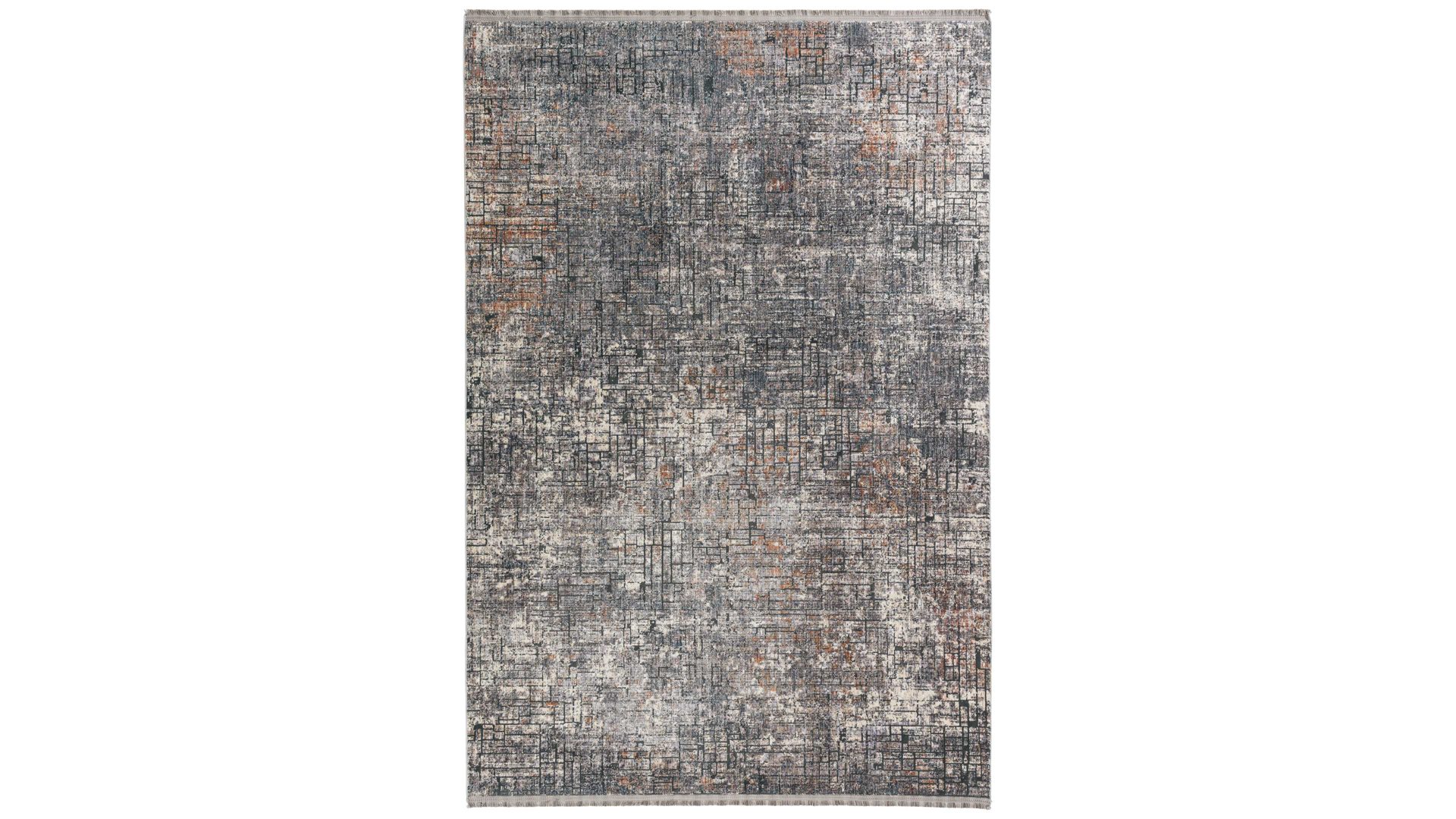 Webteppich Golze | astra aus Kunstfaser in Grau ASTRA® Teppich Sarezzo grau gemustert - ca. 200 x 290 cm