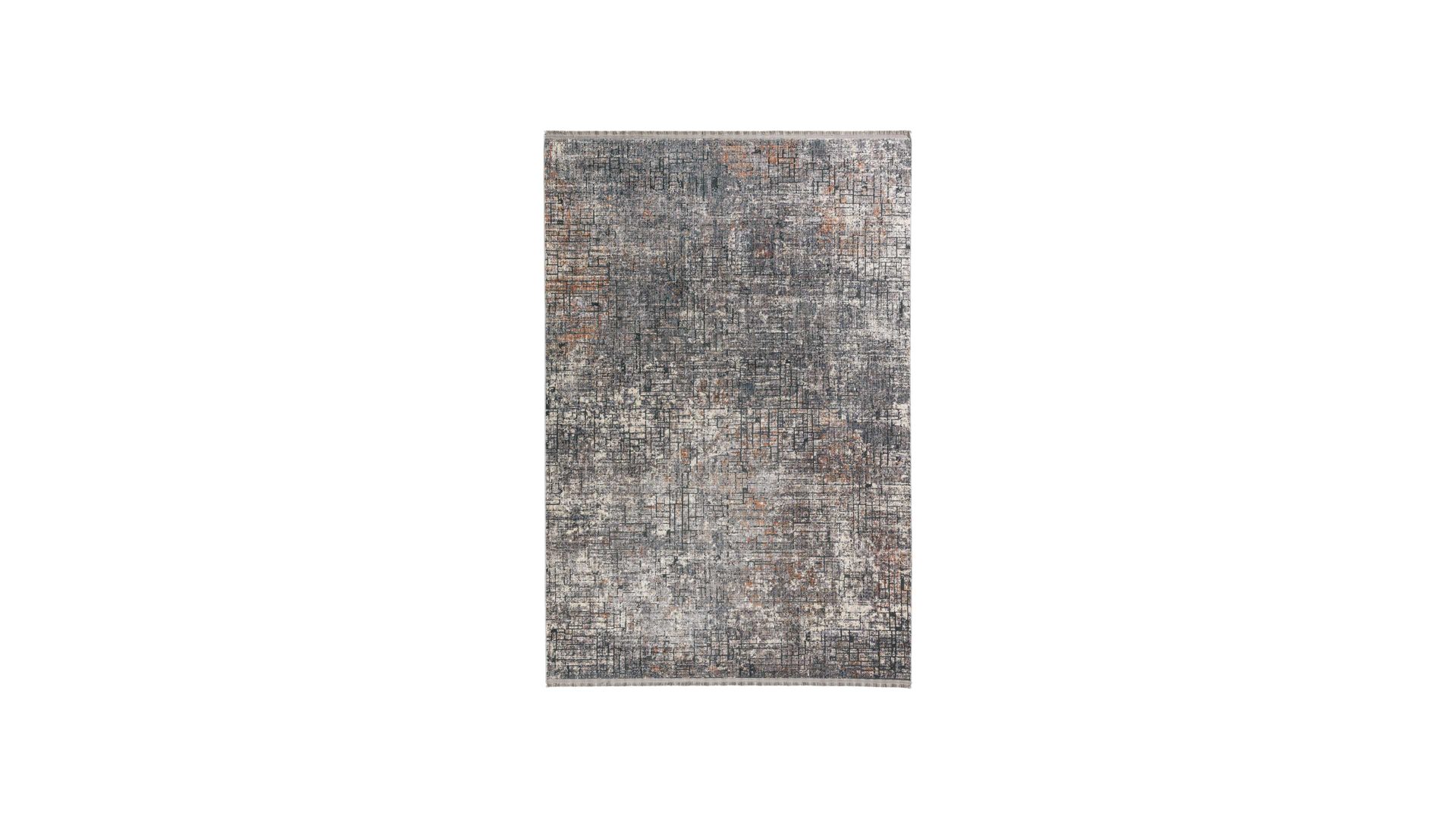 Webteppich Golze | astra aus Kunstfaser in Grau ASTRA® Teppich Sarezzo grau gemustert - ca. 80 x 150 cm