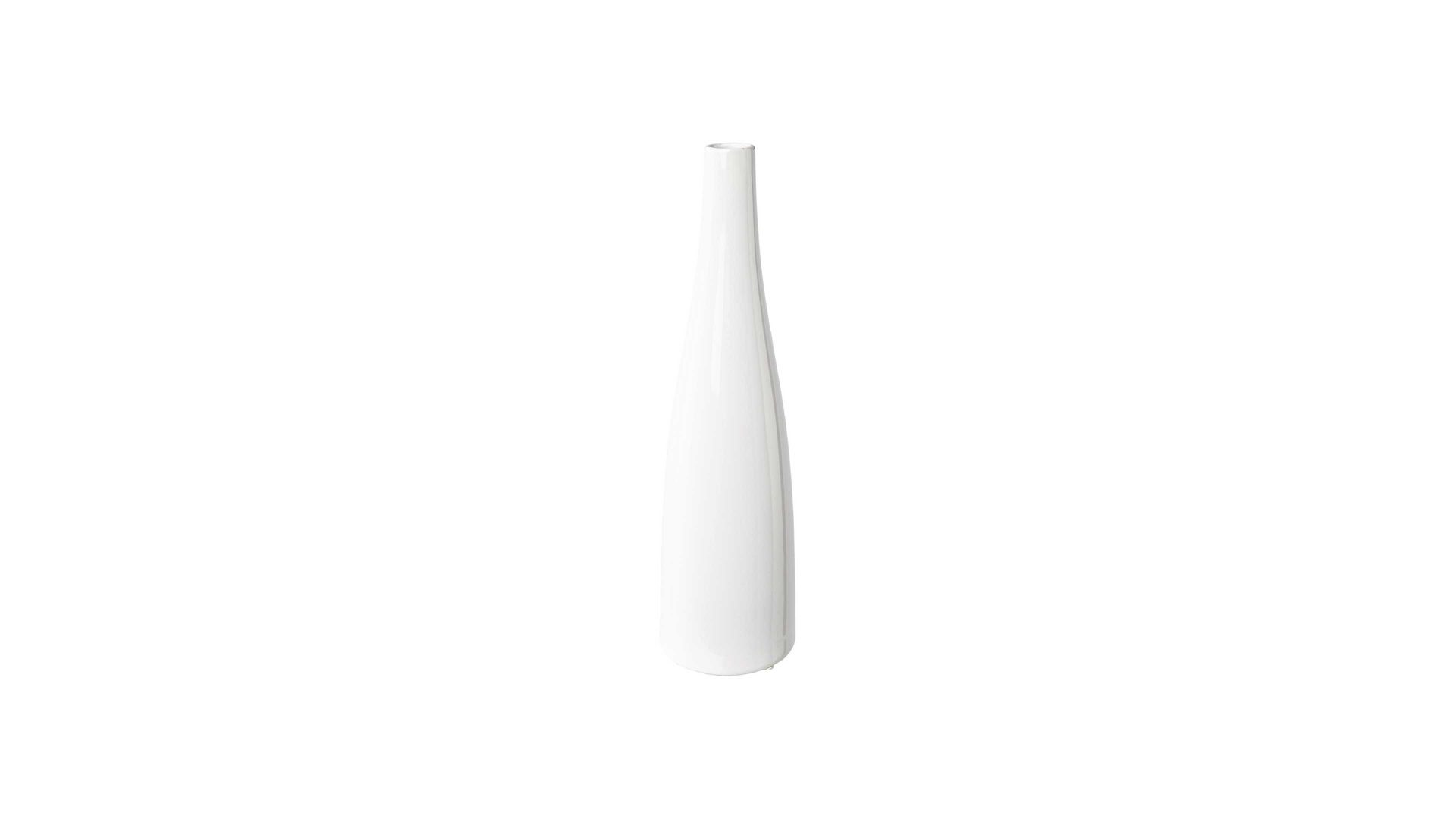 Vase Gasper aus Keramik in Weiß Keramik-Vase Planico Weiß - Höhe ca. 21 cm
