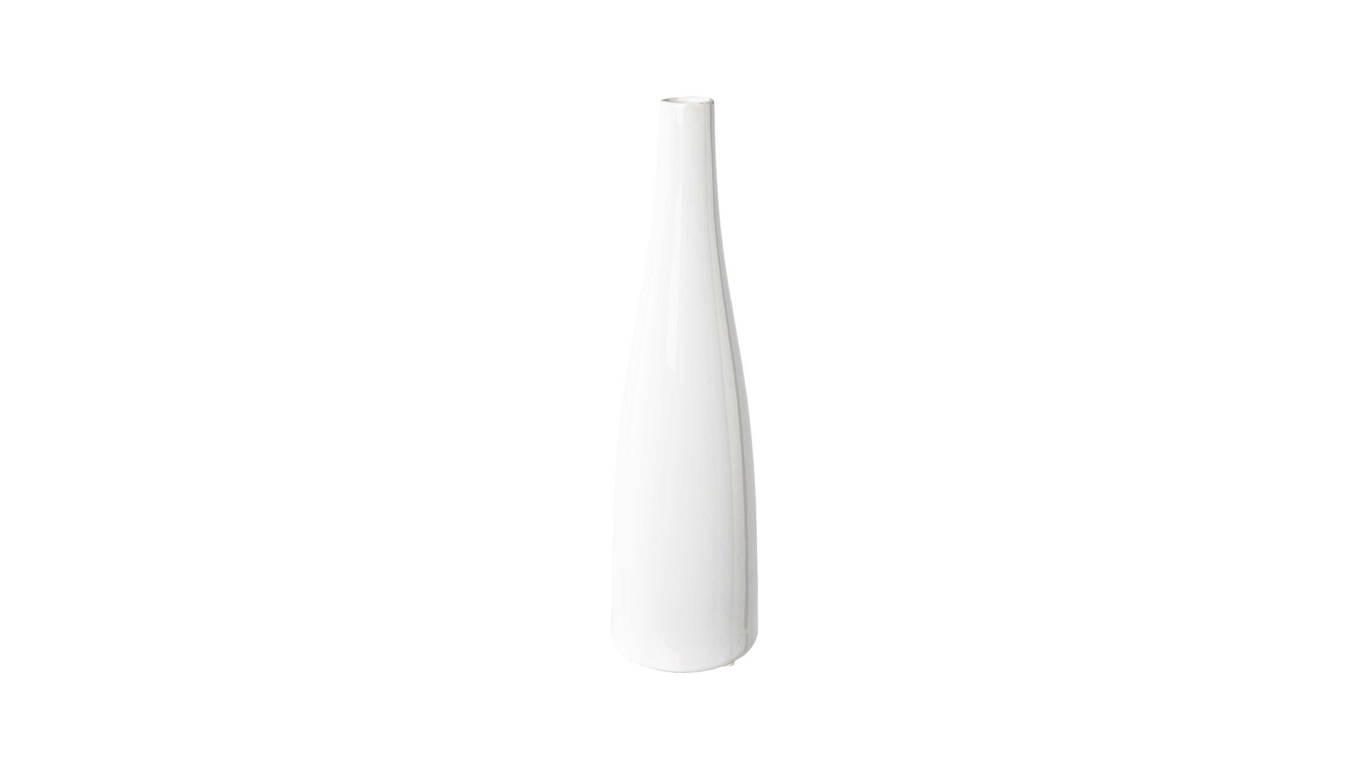 Vase Gasper aus Keramik in Weiß Keramik-Vase Planico Weiß - Höhe ca. 27 cm