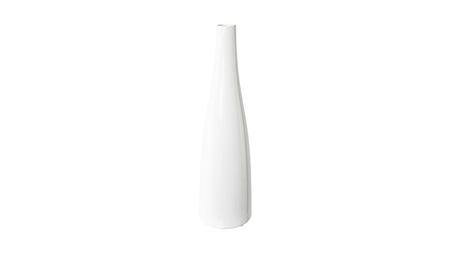 Vase Gasper aus Keramik in Weiß Keramik-Vase Planico Weiß - Höhe ca. 33 cm