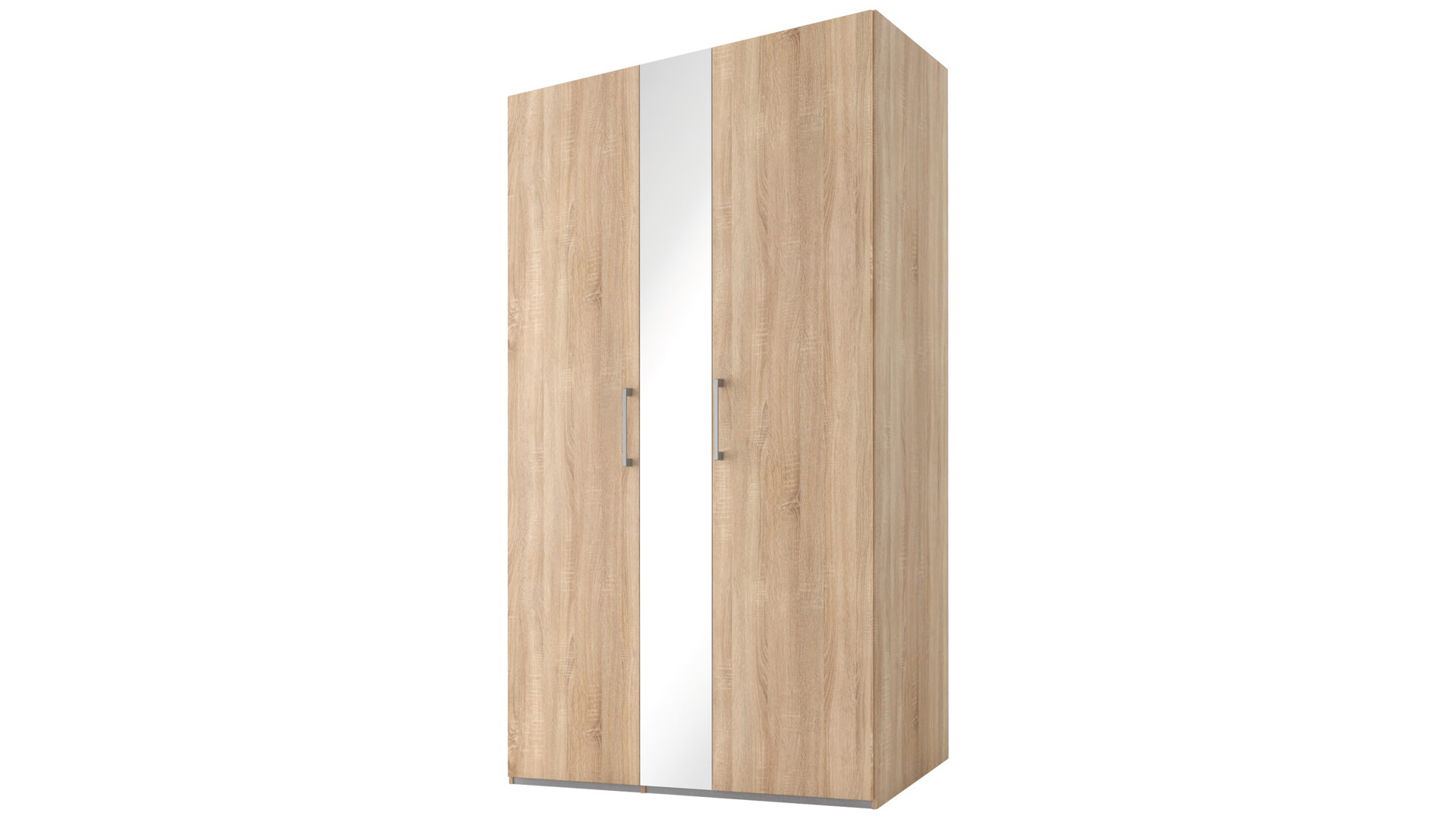 Kleiderschrank Express möbel aus Holz in Holzfarben Hell Kleiderschrank One 200 Artisan Eiche – zwei Türen, Breite ca. 125 cm
