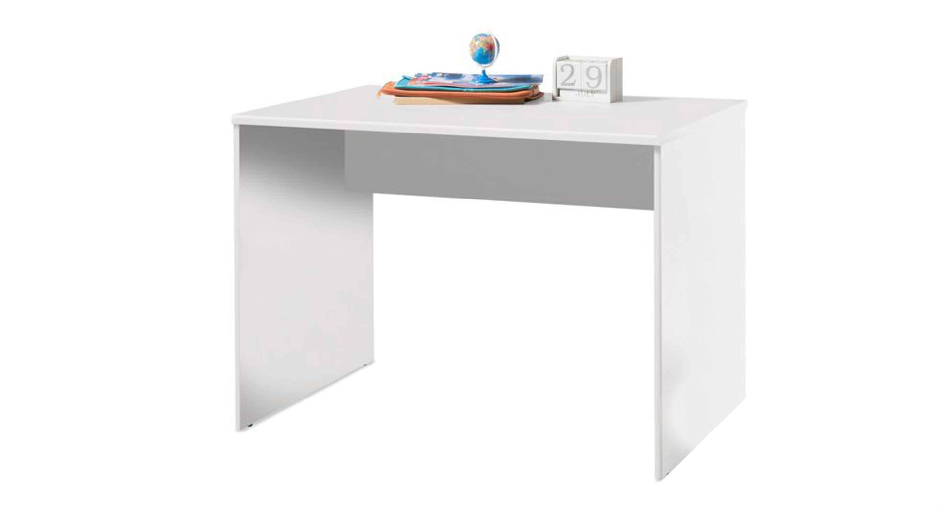 Schreibtisch Bega consult aus Holz in Weiß Schreibtisch weiße Kunststoffoberflächen – ca. 106 x 75 cm