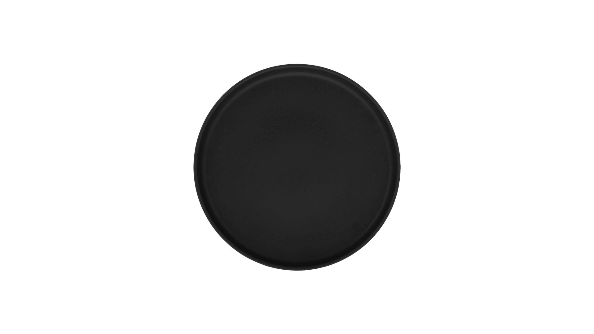 Kuchen- / Frühstücks- / Dessertteller Creatable aus Keramik in Schwarz CREATABLE Uno – Dessertteller schwarzes Steinzeug – Durchmesser ca. 21 cm