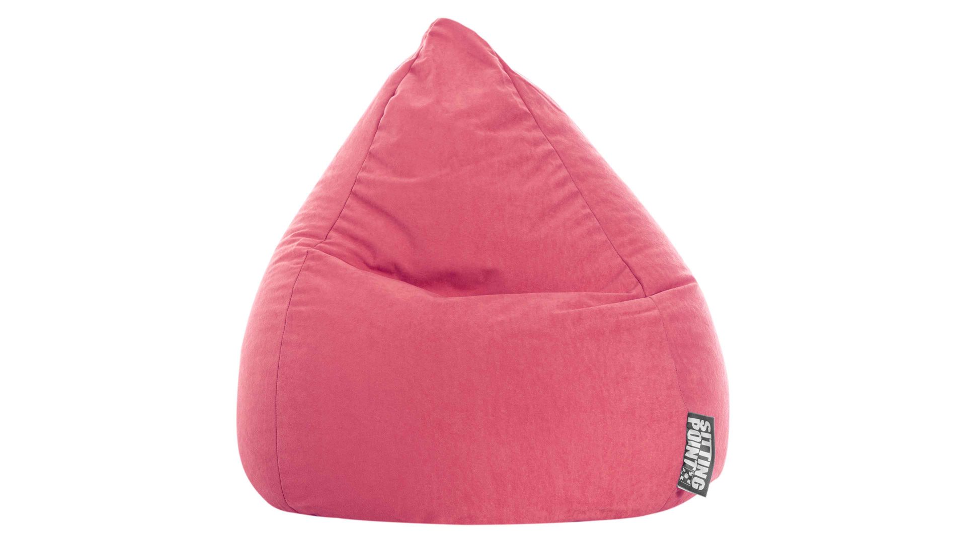 Standard-Sitzsack Magma sitting point aus Kunstfaser in Pink SITTING POINT beanbag easy XL als Sitzmöbel pinke Mikrofaser - ca. 220 Liter