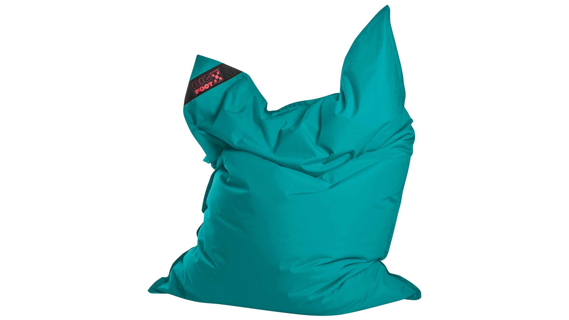 Sitzsack-Bodenkissen Magma sitting point aus Kunstfaser in Petrol SITTING POINT Sitzsack bigfoot scuba® - Sitzmöbel petrolfarbene Kunstfaser - ca. 130 x 170 cm