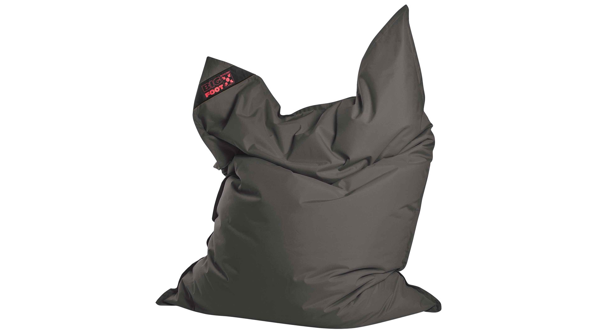 Sitzsack-Bodenkissen Magma sitting point aus Kunstfaser in Anthrazit SITTING POINT Sitzsack bigfoot scuba® - Sitzmöbel anthrazitfarbene Kunstfaser - ca. 130 x 170 cm