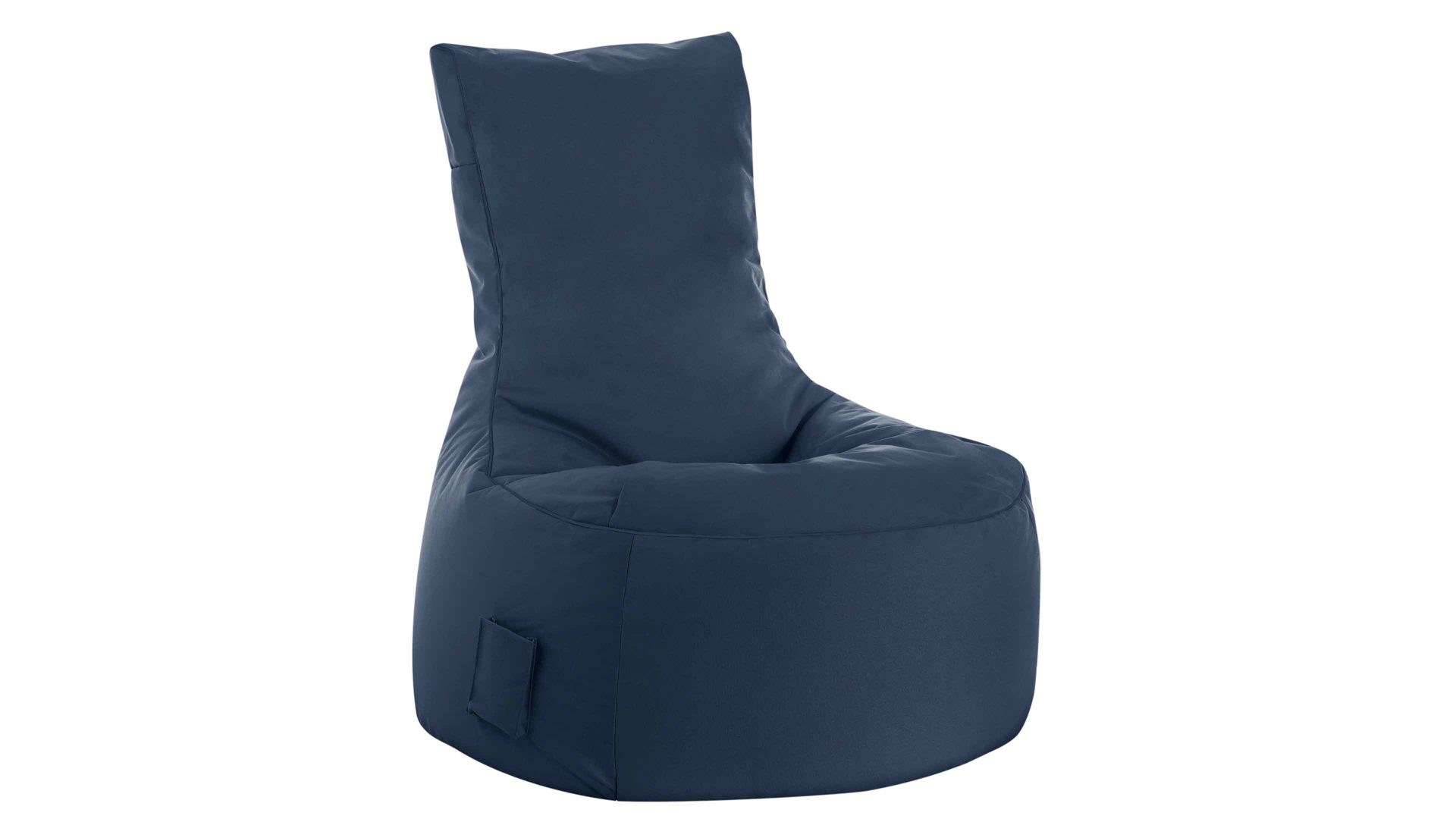 Sitzsack-Sessel Magma sitting point aus Kunstfaser in Jeansblau SITTING POINT Sitzsack-Sessel swing scuba® jeansblaue Kunstfaser - ca. 95 x 90 x 65 cm
