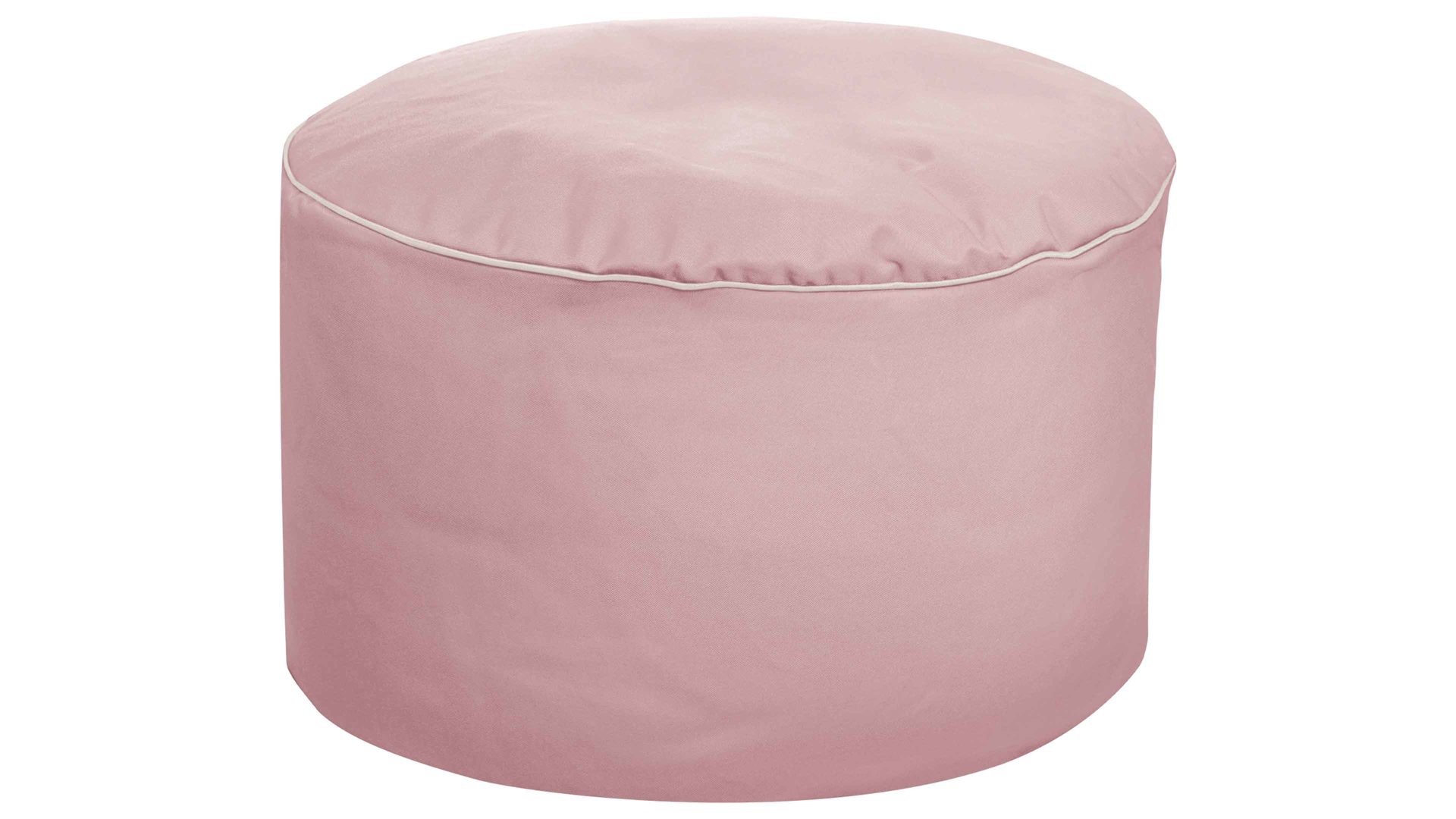 Sitzsack-Hocker Magma sitting point aus Kunstfaser in Rosa SITTING POINT Sitzsack-Hocker dotcom scuba® als Kleinmöbel altrosa Kunstfaser – Durchmesser ca. 50 cm