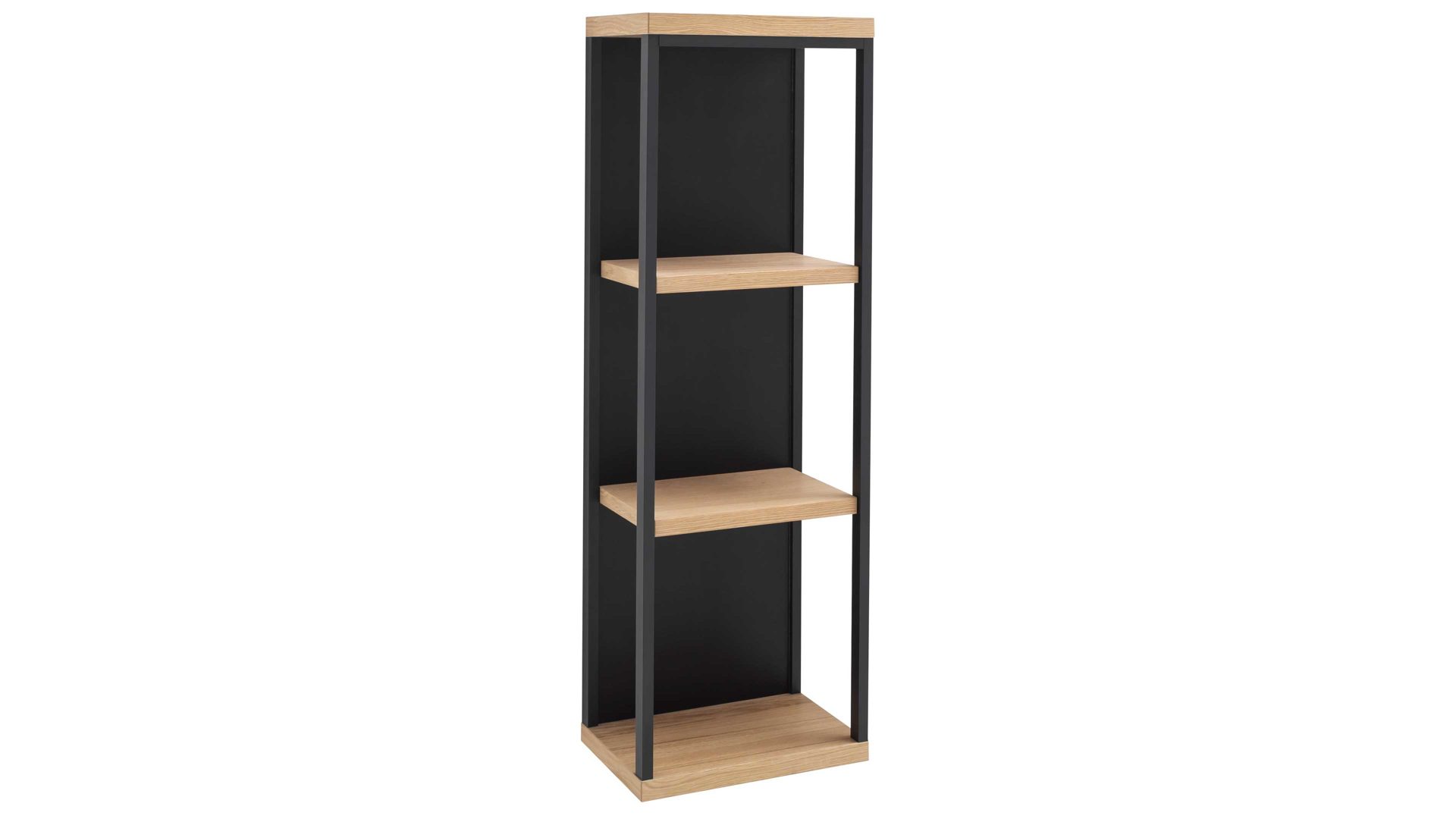 Wandregal Mca direkt aus Holz in Holzfarben Wohnprogramm Bari - Wandregal Asteiche Bianco – Höhe ca. 103 cm