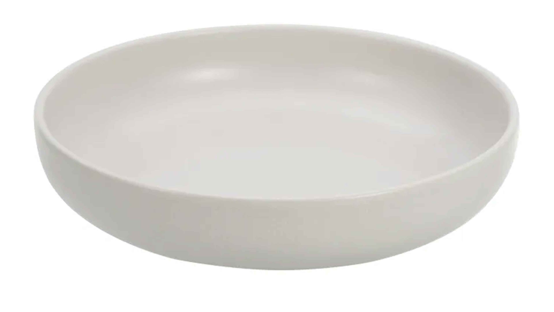 Suppenteller Creatable aus Keramik in Weiß CREATABLE Uno – Suppenteller weißes Steinzeug – Durchmesser ca. 22 cm