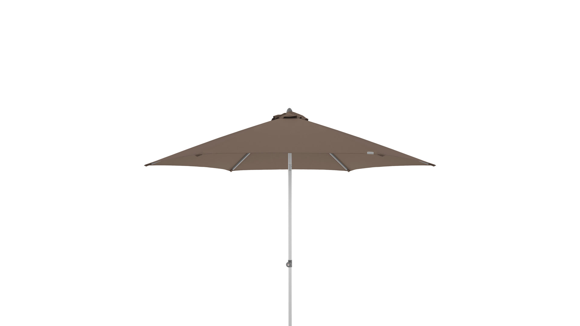 Sonnenschirm Doppler® aus Kunstfaser in Braun doppler® Sonnenschirm Act greige Bespannung – Durchmesser ca. 310 cm