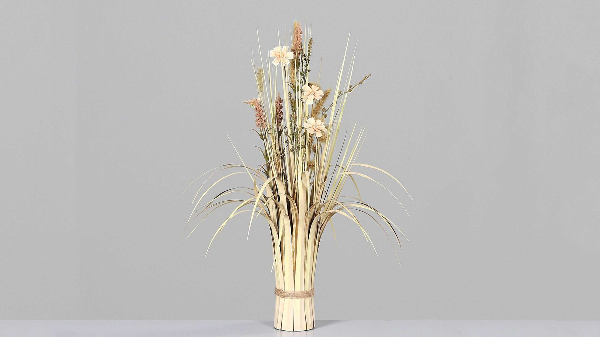 Blume Dpi aus Kunststoff in Natur Stehgras Kunststoff & Kunstfaser - Höhe ca. 65 cm