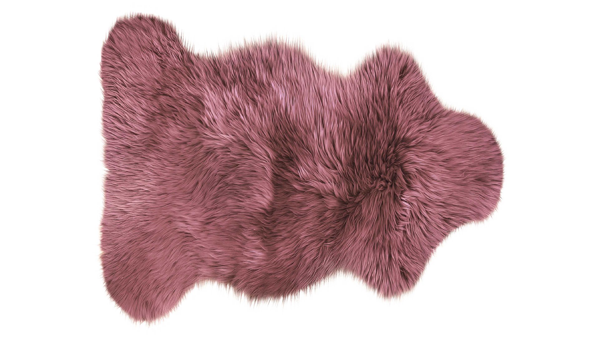 Tierfell Heitmann felle® aus Fell in Lila Heitmann Felle® Premium Lammfell Mauve - ca. 68 x 100 cm