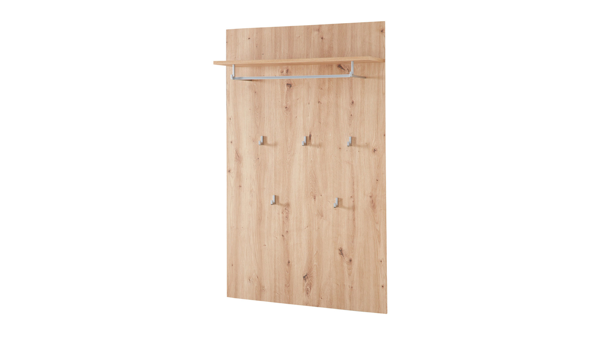 Wandgarderobe Innostyle aus Holz in Holzfarben Garderobenprogramm Fun - Wandgarderobe Artisan Eiche - Breite ca. 84 cm