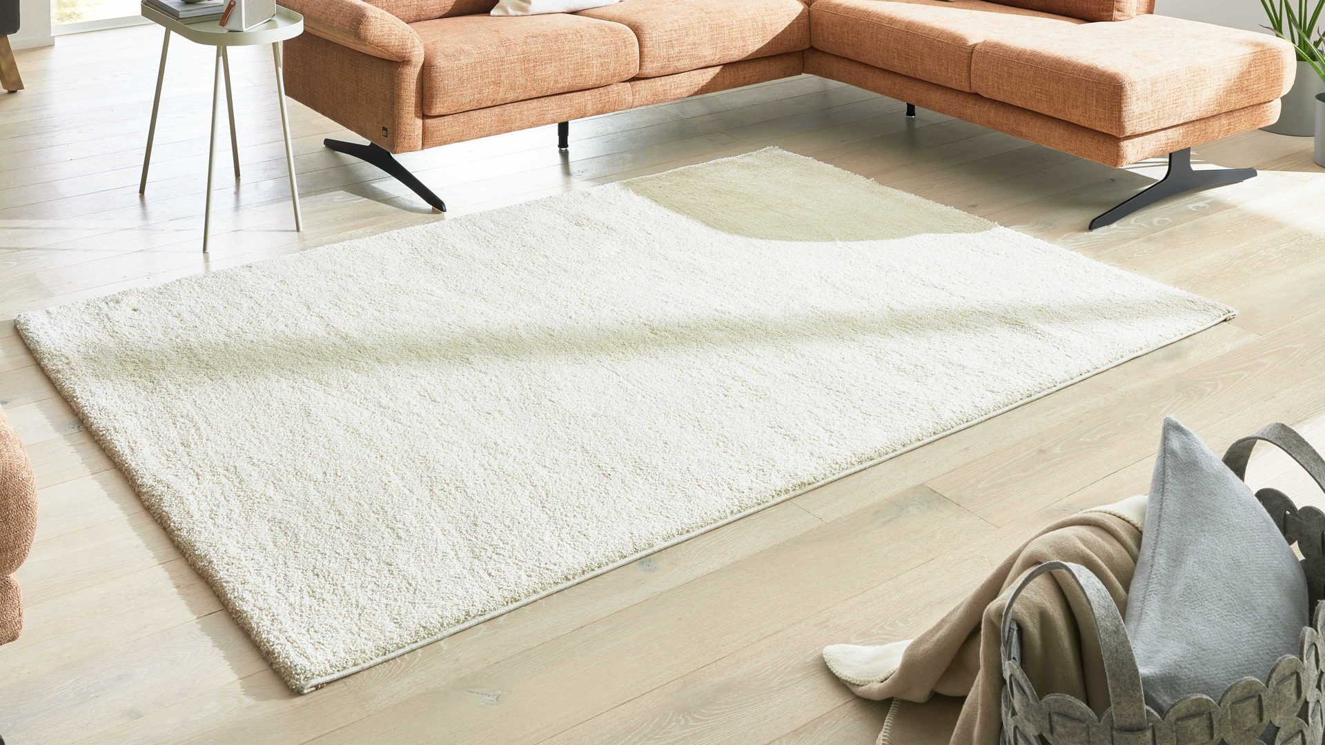 Webteppich Interliving aus Kunstfaser in Beige Interliving Teppich Serie G-8080 Creme - ca. 200 x 290 cm
