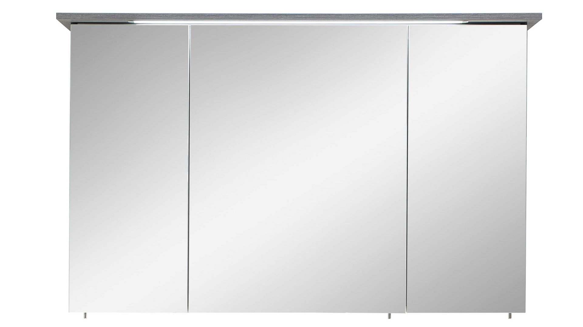Spiegelschrank Pelipal aus Holz in Grau pelipal Quickset 328 - Spiegelschrank Graphit - drei Türen, Breite ca. 115 cm