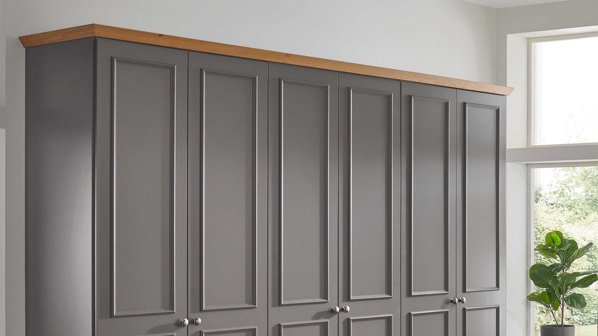 Kranzleiste C. disselkamp aus Holz in Holzfarben C.DISSELKAMP Schlafzimmerserie Charleston - Kranzleiste Wildeiche - Länge ca. 306,2 cm