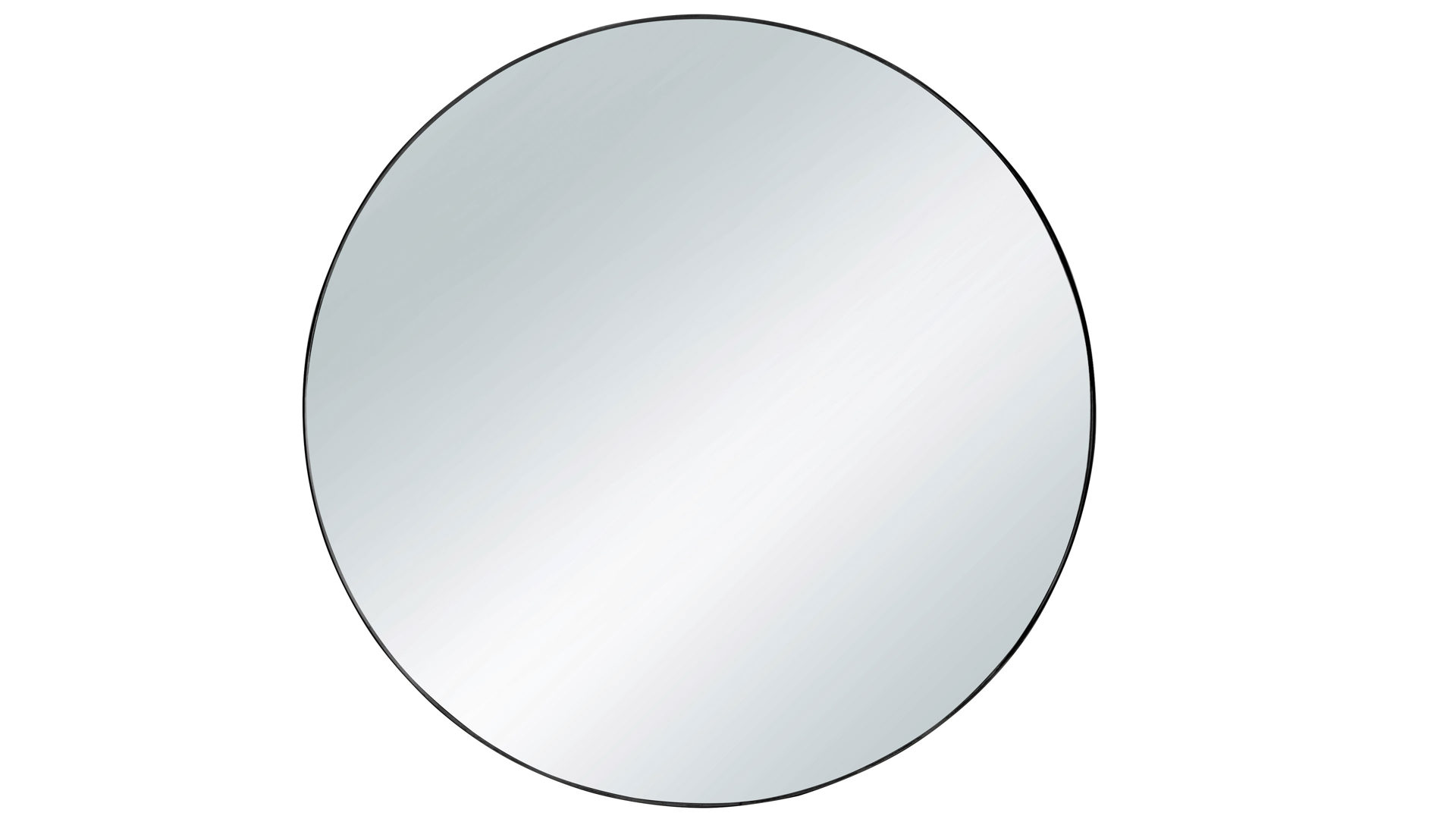 Wandspiegel Mirrors and more aus Spiegel in Schwarz Dekospiegel Esra Schwarz - Durchmesser ca. 50 cm