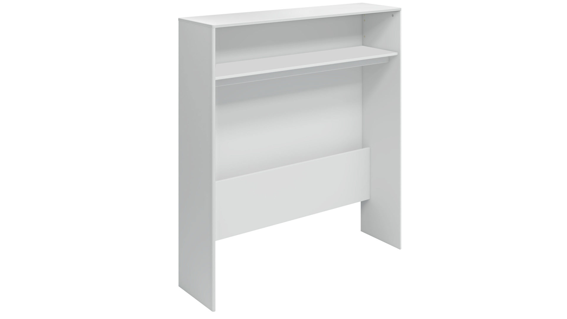 Regal Flexa® aus Holz in Weiß FLEXA® Kindermöbel Serie Roomie - Schreibtischüberbau Weiß - ca. 125 x 138 cm