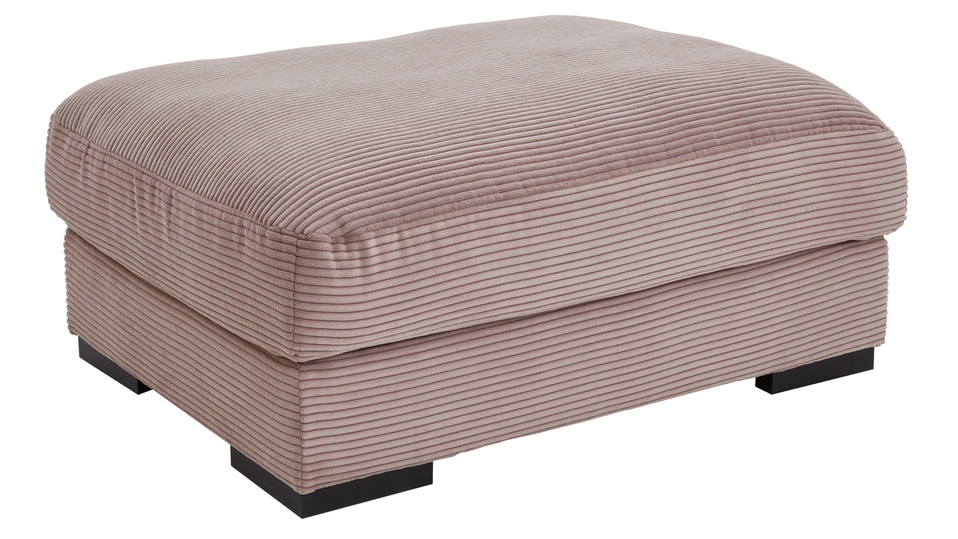 Polsterhocker A. z. iwaniccy aus Stoff in Rosa Polsterprogramm Spirit - XXL-Polsterhocker rosa Breitcord Lincoln 61 - ca. 110 x 80 cm