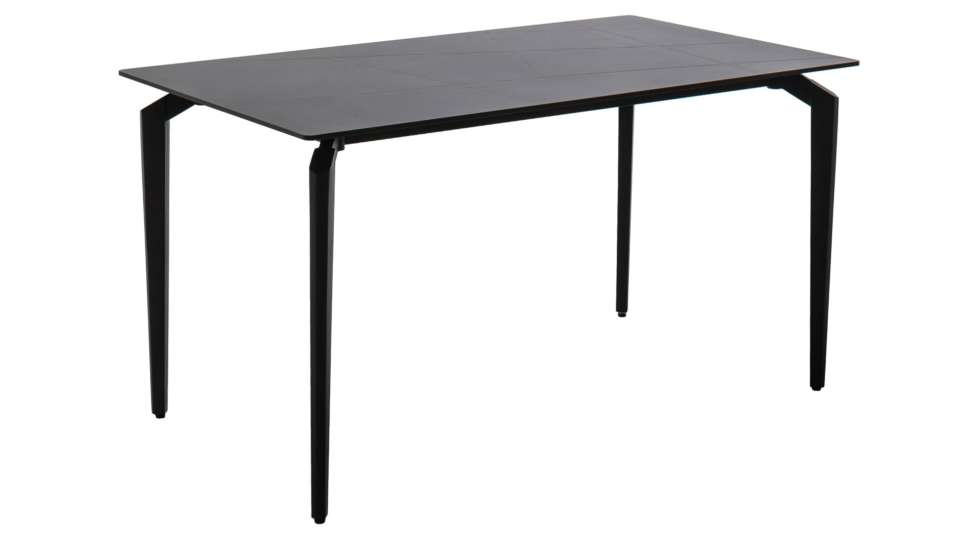 Esstisch Mca furniture aus Keramik in Schwarz Esstisch Schwarz & Schwarz – ca. 140 x 80 cm