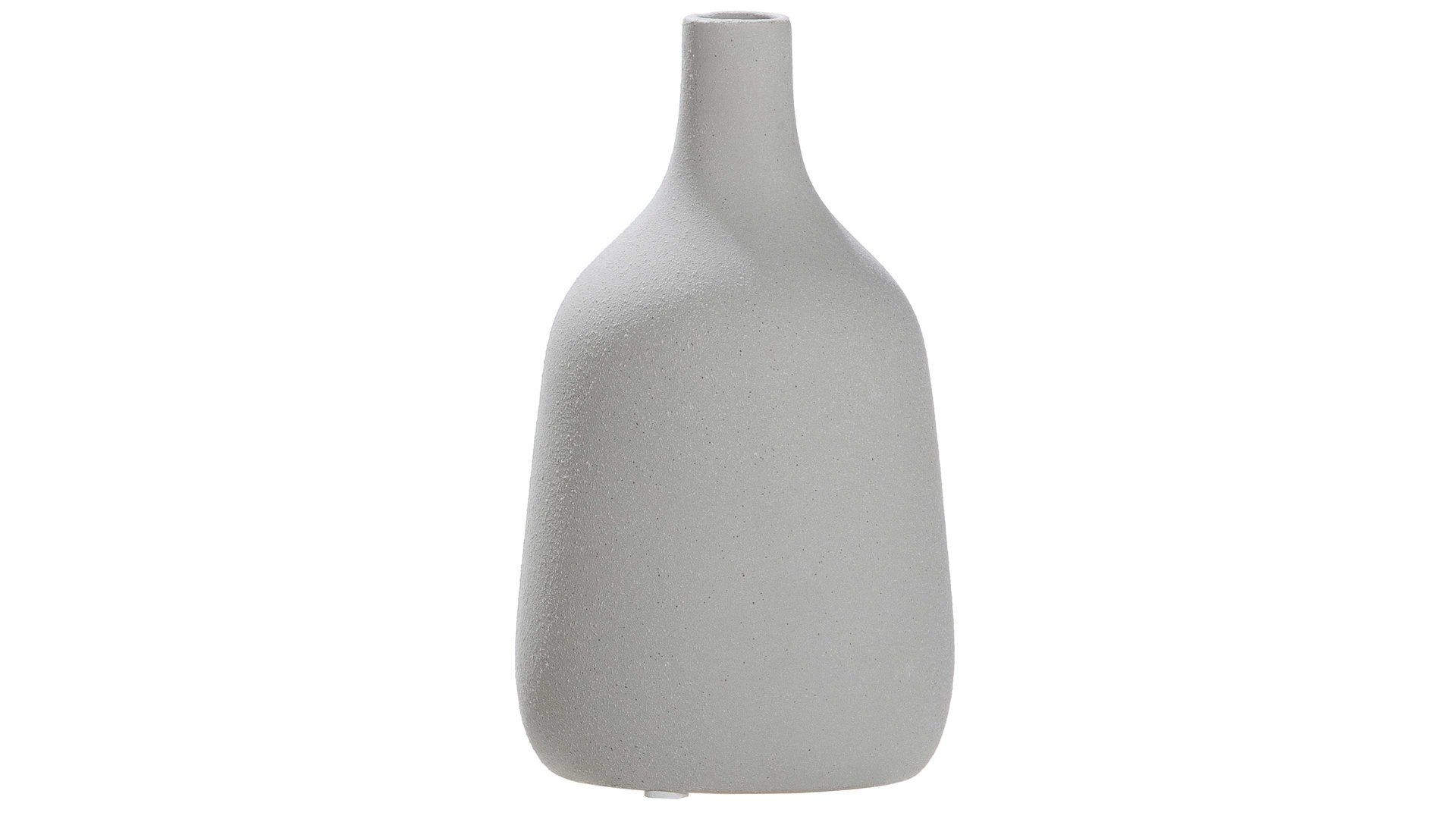 Vase Interliving BEST BUDDYS! aus Keramik in Hellgrau Interliving BEST BUDDYS! Vase Grezzo hellgraue Keramik - Höhe ca. 21 cm