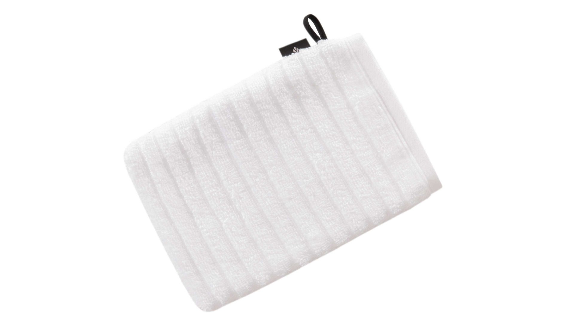 Waschhandschuh Vossen aus Naturfaser in Weiß VOSSEN® Frottee-Serie Mystic - Waschhandschuh weiße Baumwolle - ca. 16 x 22 cm