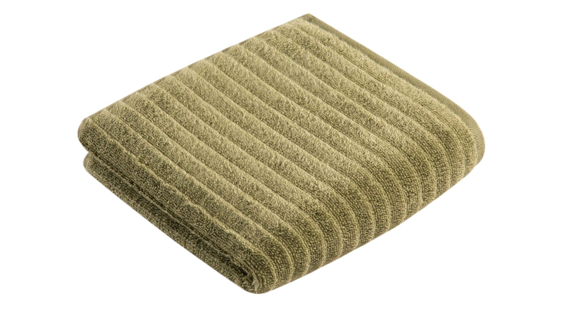 Handtuch Vossen aus Naturfaser in Hellgrün VOSSEN® Frottee-Serie Mystic - Handtuch farngrüne Baumwolle - ca. 60 x 110 cm