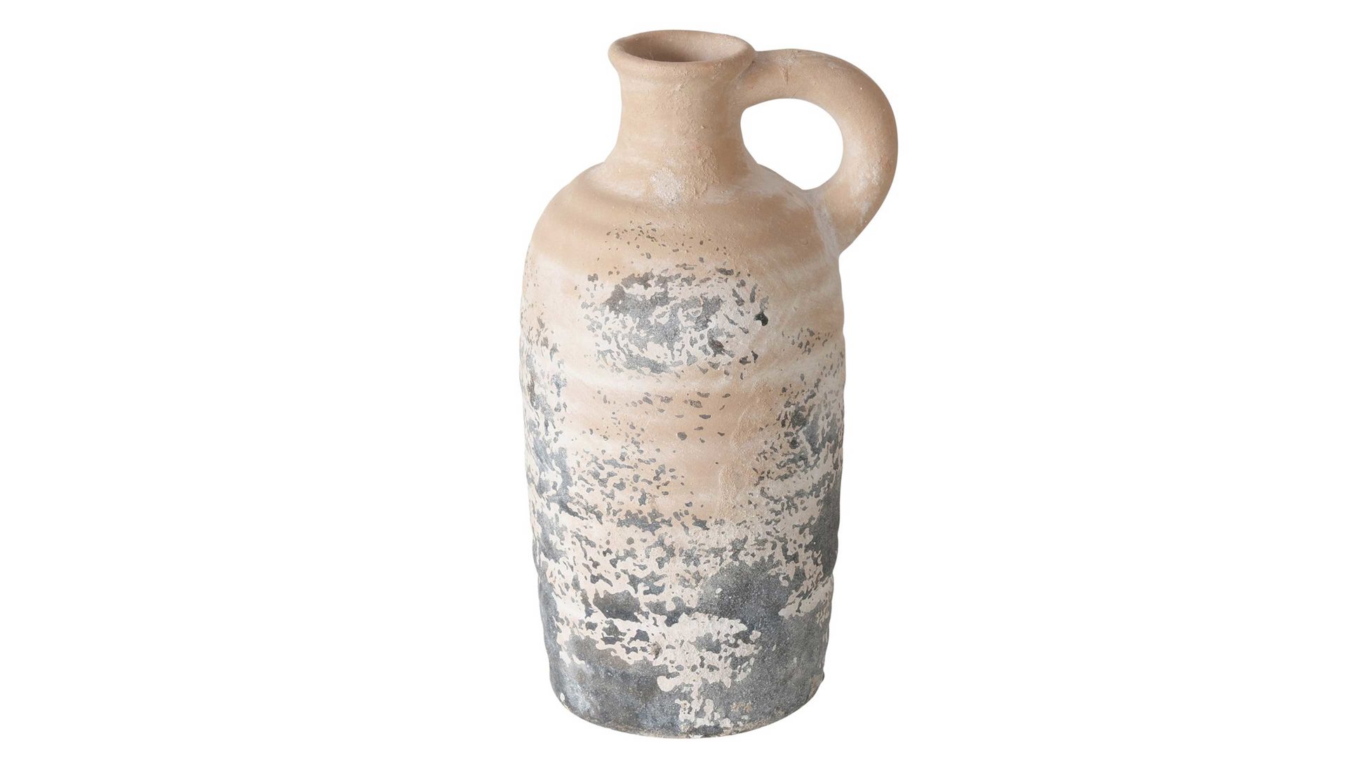 Vase Boltze aus Keramik in Beige Vase Sabia beige-graues Steinzeug - Höhe ca. 20 cm