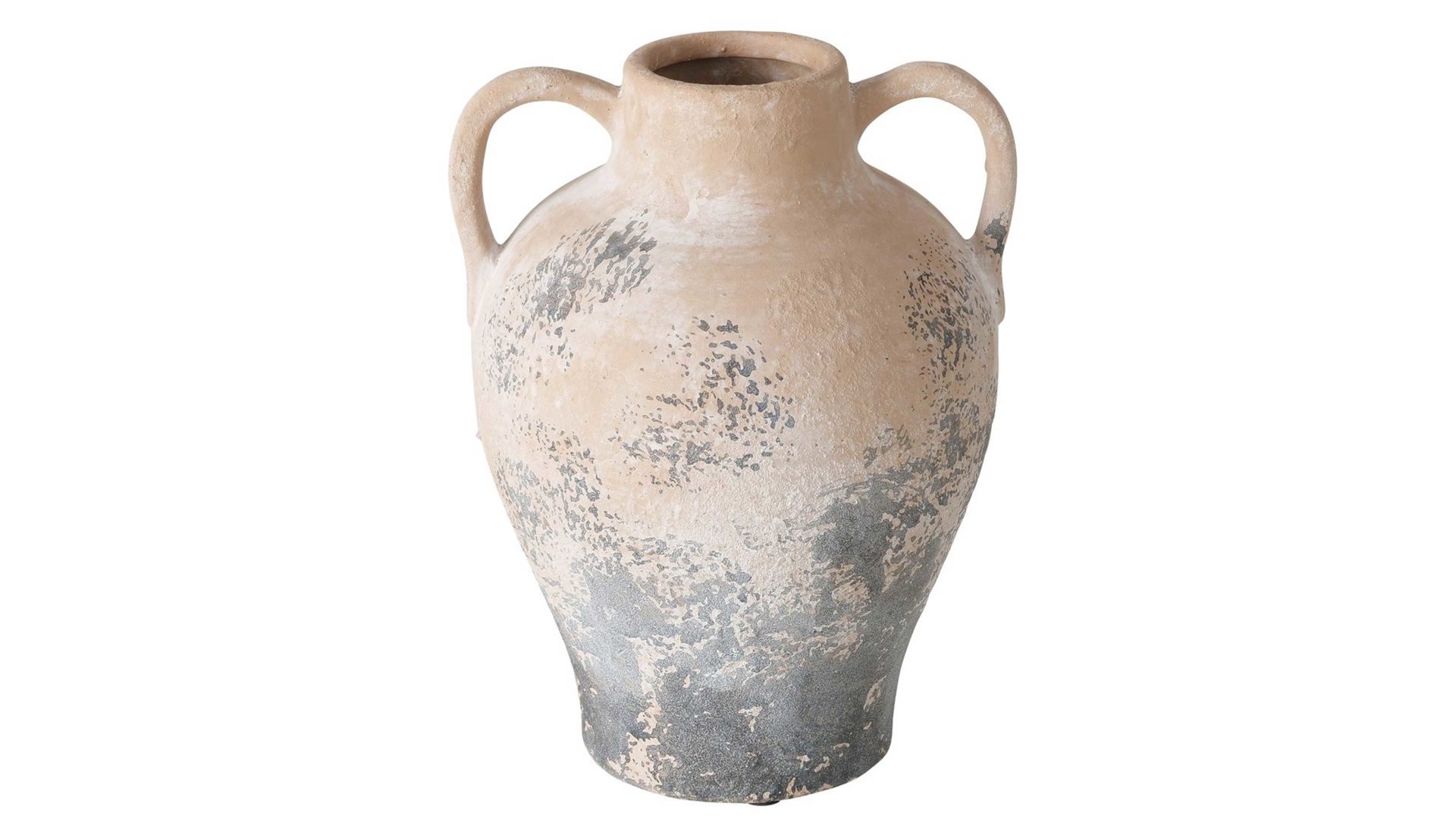 Vase Boltze aus Keramik in Beige Vase Sabia beige-graues Steinzeug - Höhe ca. 23 cm