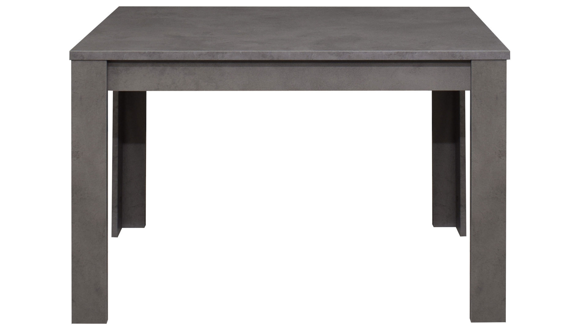 Auszugtisch Mäusbacher aus Holz in Dunkelgrau Tischserie Flix - Esstisch mit Einlegeplatte graphitfarbener Mattlack - ca. 110-150 x 60 cm