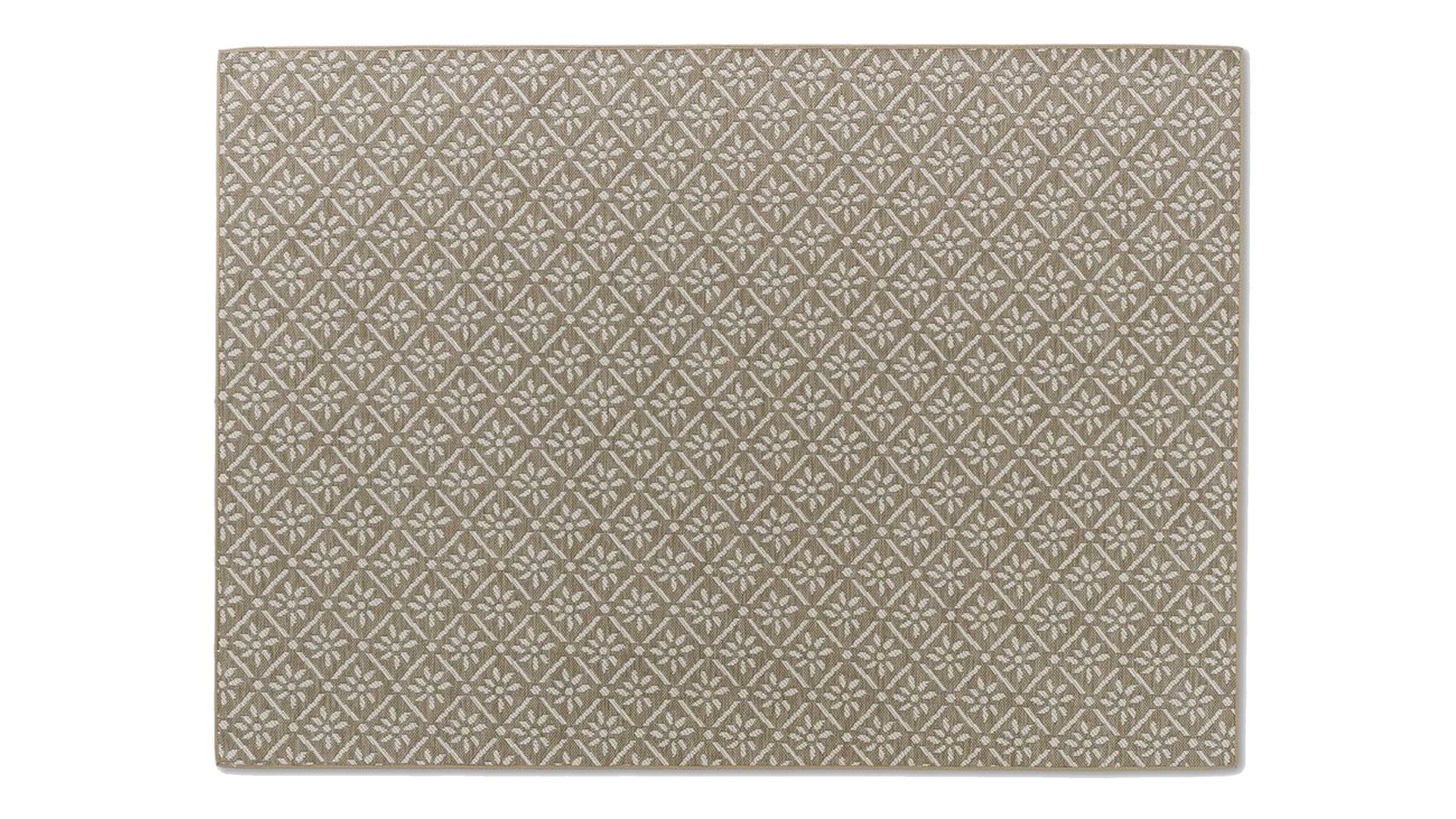 Outdoor-Teppich Golze | astra aus Kunstfaser in Beige ASTRA® Outdoor Teppich Parkland beiges Blumenmuster - ca. 170 x 240 cm