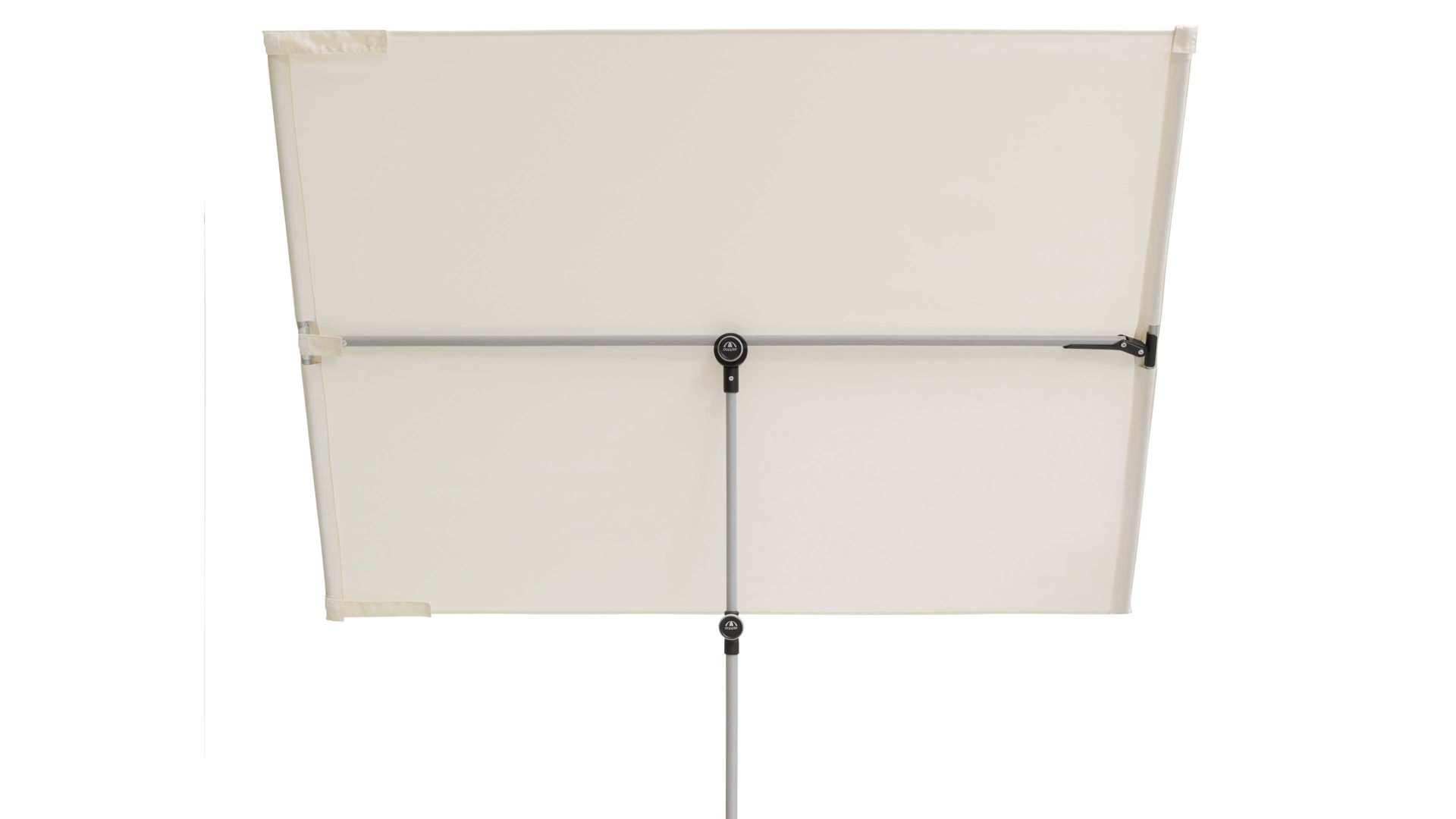 Sonnenschirm Doppler® aus Kunstfaser in Beige doppler® Sonnenschirm Active naturfarbene Bespannung – ca. 180 x 130 cm