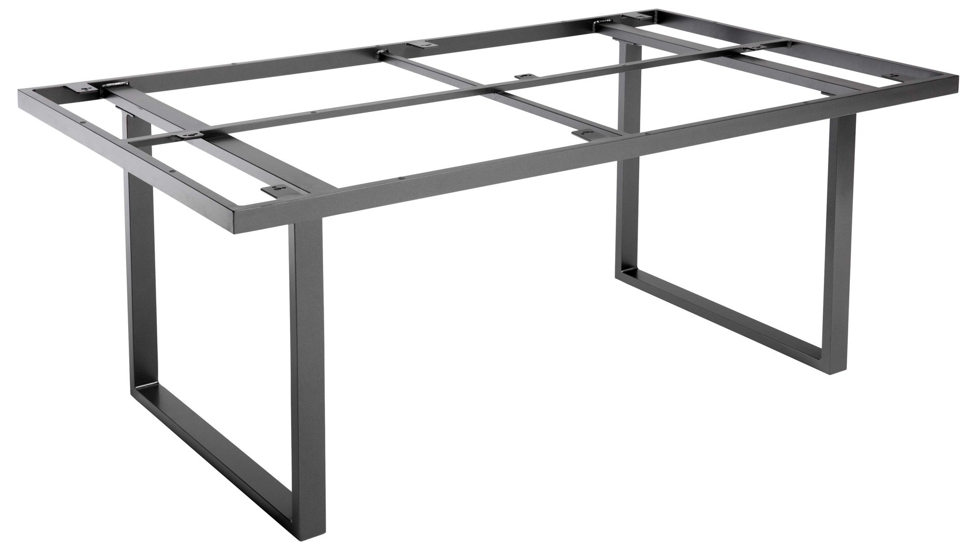 Gartentisch Kettler aus Metall in Anthrazit KETTLER Tischsystem Skate - Tischgestell anthrazitfarbenes Aluminium - ca. 159 x 91 cm