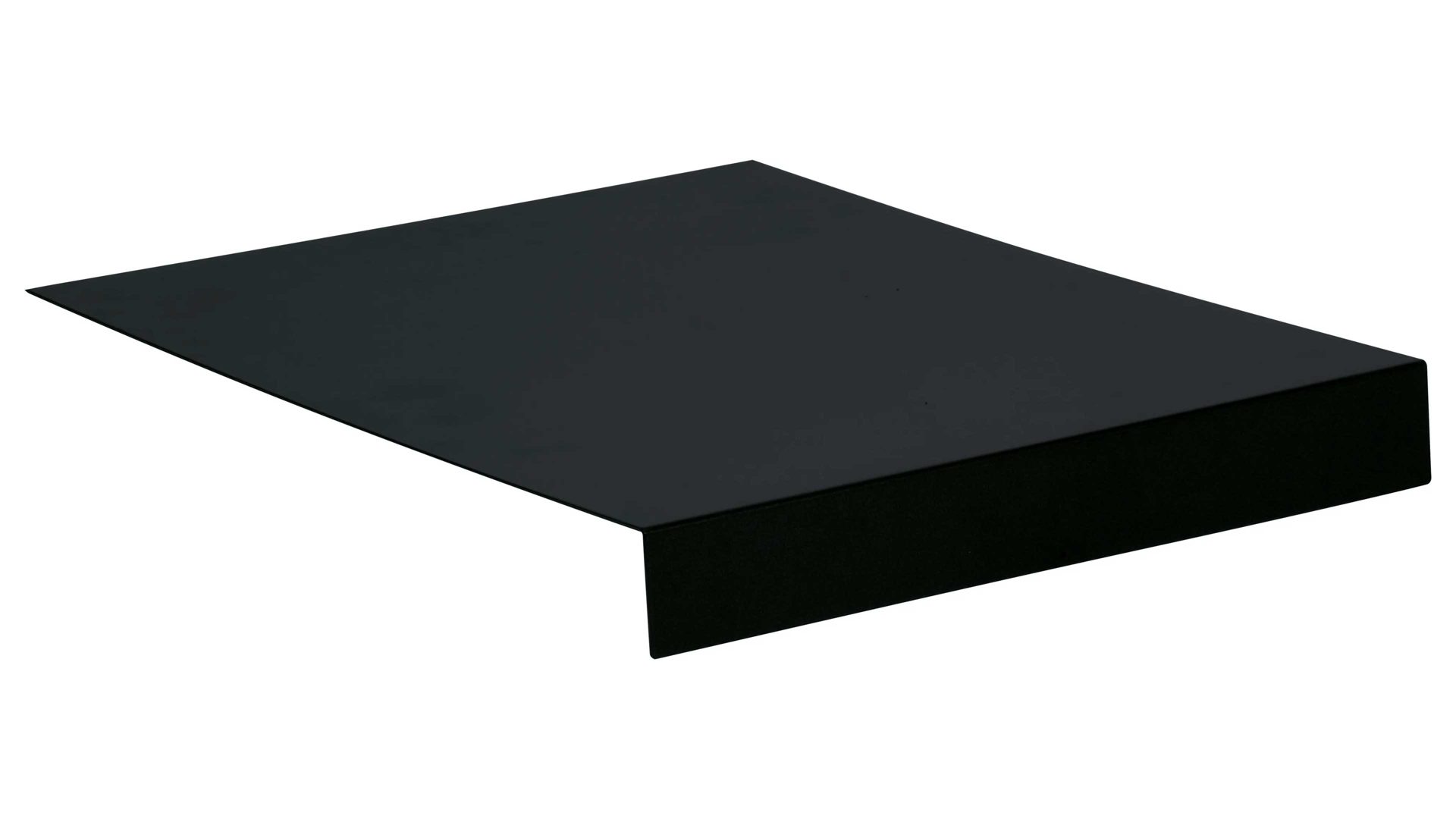 Tablett Stern® aus Metall in Anthrazit STERN® Hocker-Tablett anthrazitfarbenes Aluminium - ca. 69 x 50 cm