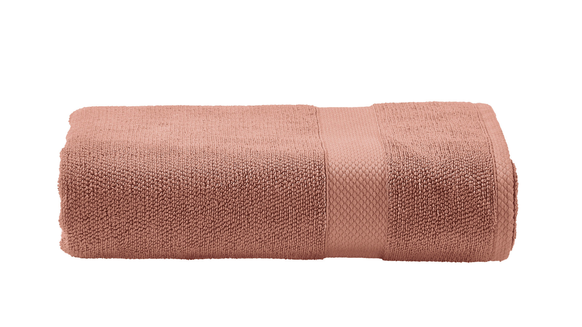 Handtuch Done.® aus Stoff in Rot done.® Handtuch Deluxe für Ihre Heimtextilien wüstensandfarbene Baumwolle – ca. 50 x 100 cm