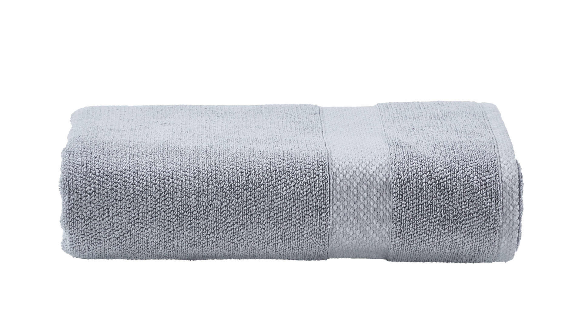 Handtuch Done.® aus Stoff in Hellgrau done.® Handtuch Deluxe für Ihre Heimtextilien silbergraue Baumwolle – ca. 50 x 100 cm