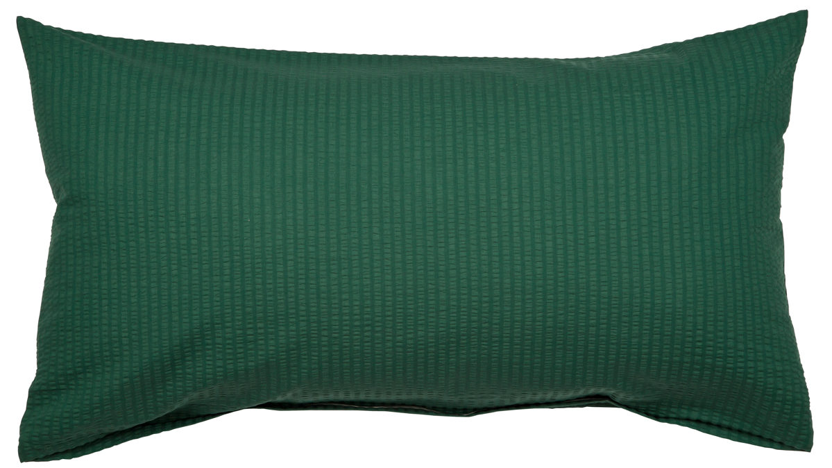 Kissenbezug /-hülle Janine aus Naturfaser in Dunkelgrün Janine® Kissenbezug waldgrün – ca. 40 x 80 cm