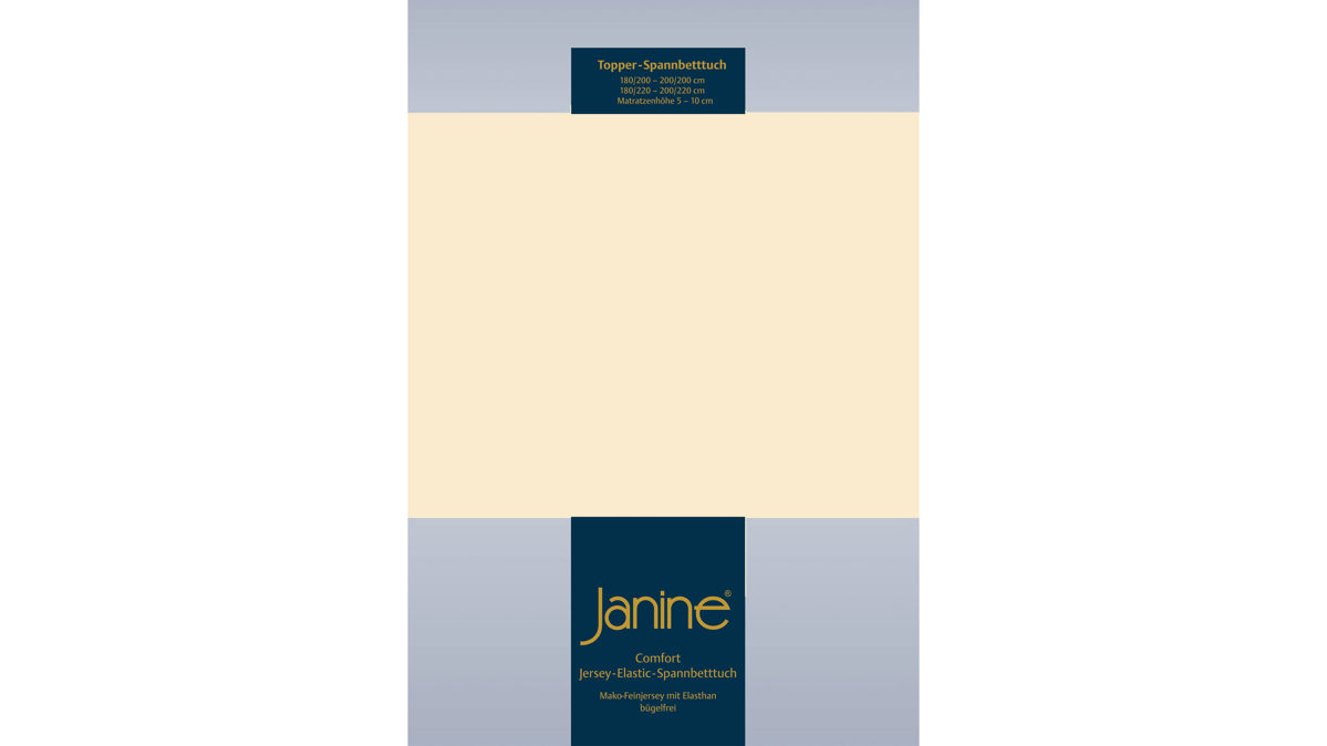 Spannbettlaken Janine® aus Stoff in Offwhite Janine® Spannbettlaken Leinen - ca. 200 x 200 cm