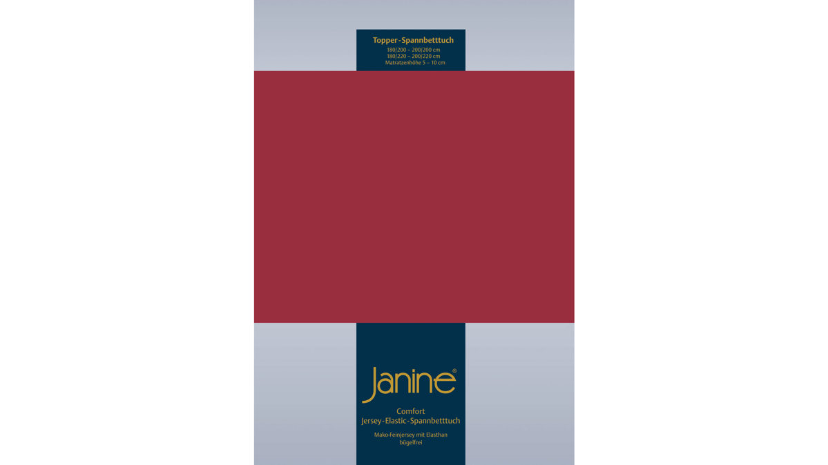 Spannbettlaken Janine® aus Stoff in Graphit Janine® Spannbettlaken Granat - ca. 150 x 200 cm