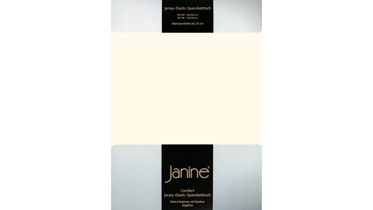 Spannbettlaken Janine® aus Stoff in Natur Janine® Spannbettlaken Natur - ca. 200 x 200 cm