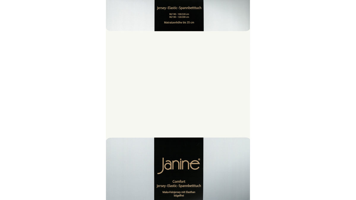 Spannbettlaken Janine® aus Stoff in Ecru Janine® Spannbettlaken Ecru - ca. 200 x 200 cm