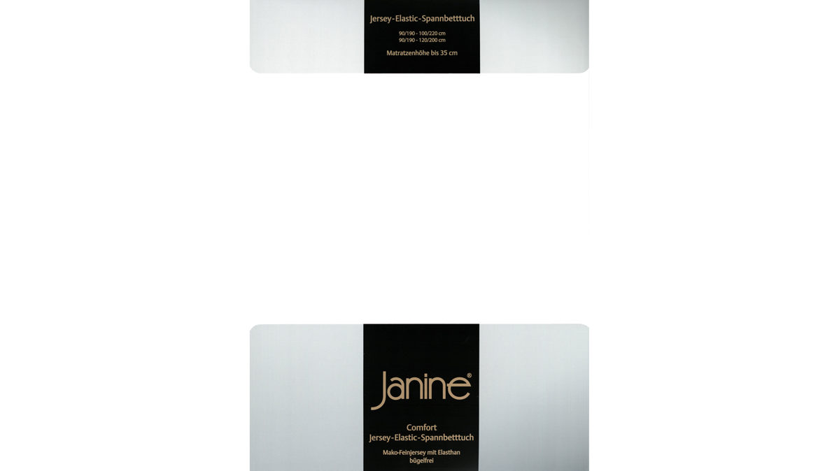 Spannbettlaken Janine® aus Stoff in Weiß Janine® Spannbettlaken Weiß - ca. 100 x 200 cm